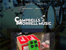 Tablet Screenshot of campbellsmusic.net